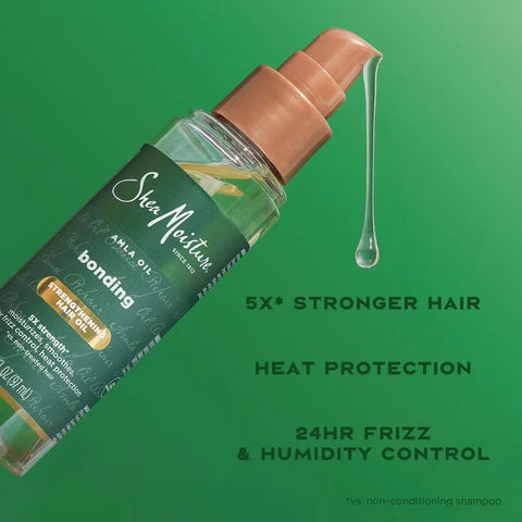 SheaMoisture Bond Repair Hair Oil - 3.3 fl oz: Strengthening, Smoothing, For Textured And Dry Hair