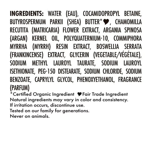 SheaMoisture Baby Wash & Shampoo Raw Shea + Chamomile + Argan Oil Calm & Comfort for All Skin Types - 13 fl oz
