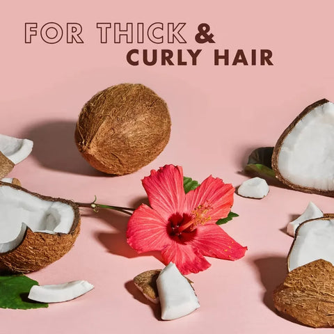 SheaMoisture Coconut and Hibiscus Curl and Shine Shampoo - 13 fl oz: For Curly Hair, Paraben-Free, Sulfate-Free, Liquid
