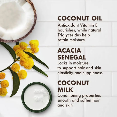 SheaMoisture 100% Extra Virgin Coconut Oil - 15 fl oz: Moisturizing Cream for Hands, Legs & Whole Body