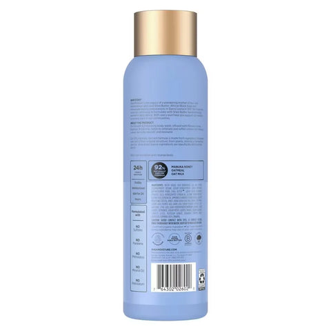 SheaMoisture Body Wash Smooth & Exfoliating - Manuka Honey & Oatmeal with Plant-Based Moisturizers - 18 fl oz