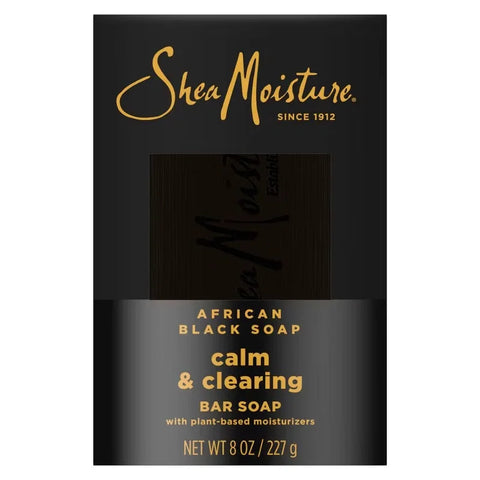 SheaMoisture African Black Bar Soap - 8oz: Moisturizing, Basic Cleansing, For Normal Skin