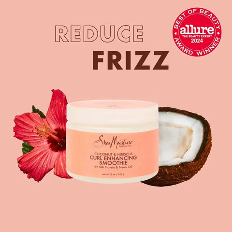 SheaMoisture Coconut and Hibiscus Curl Enhancing Smoothie For Thick Curly Hair - 12oz