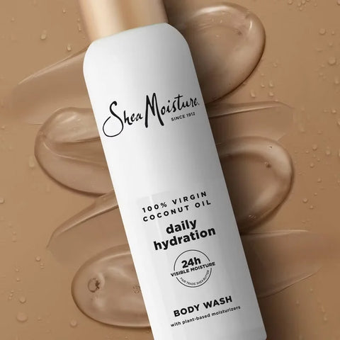 SheaMoisture Body Wash Daily Hydration - 100% Virgin Coconut Oil with Coconut Milk & Glycerin - 18 fl oz