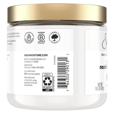 SheaMoisture 100% Extra Virgin Coconut Oil - 15 fl oz: Moisturizing Cream for Hands, Legs & Whole Body