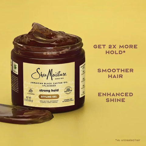 SheaMoisture JBCO Styling Gel - 12pc/15oz: For All Hair Types, Hair Styling