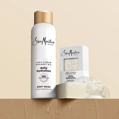 SheaMoisture Body Wash Daily Hydration - 100% Virgin Coconut Oil with Coconut Milk & Glycerin - 18 fl oz