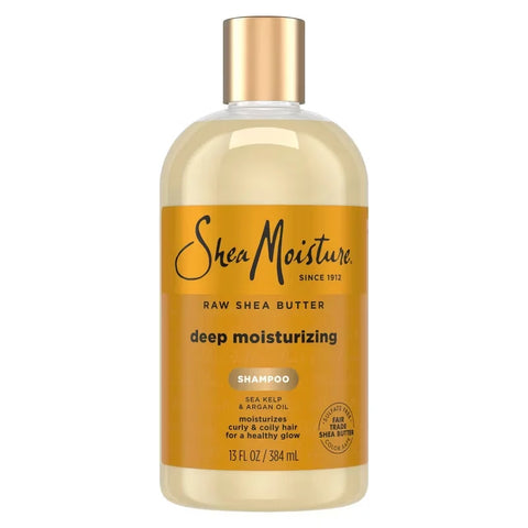 SheaMoisture Raw Shea Butter Deep Moisturizing Shampoo - 13 fl oz: Nourishes Textured & Curly Hair, No Sulfates