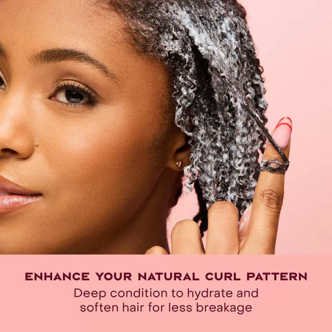 SheaMoisture Coconut & Hibiscus Curl & Shine Hair Mask For Naturally Curly Hair - 11.5oz: Paraben-Free, Sulfate-Free, Aluminum-Free