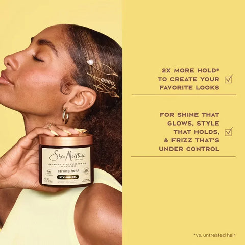 SheaMoisture JBCO Styling Gel - 12pc/15oz: For All Hair Types, Hair Styling