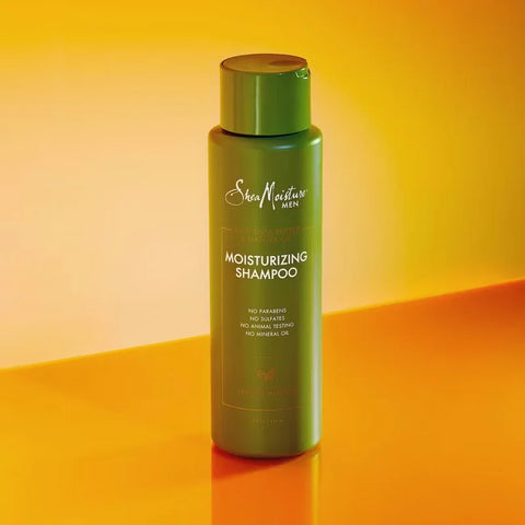 SheaMoisture Men Moisturizing Shampoo - Raw Shea Butter & Mafura Oil - 15 fl oz: Textured Hair, Sulfate-Free, Liquid