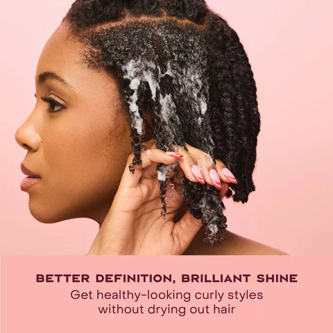 SheaMoisture Coconut and Hibiscus Frizz-Free Curl Mousse - 7.5 fl oz: Shine Enhancing, Sulfate-Free, Daily Use