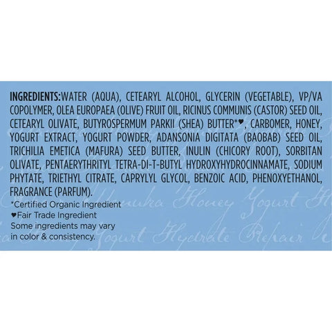 SheaMoisture Manuka Honey + Yogurt Hydrate + Repair Whipped Curl Cream - 11.5oz: Moisturizing, Strengthening, Paraben-Free, Sulfate-Free