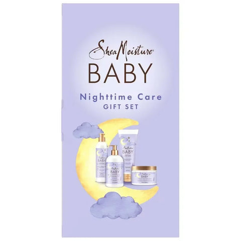 SheaMoisture Baby Nighttime Care Gift Set - 4pk: Moisturizing, Hypoallergenic, Sulfate-Free, Chamomile Scented