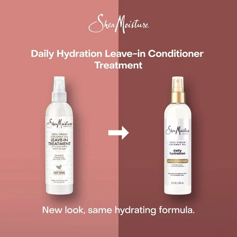 SheaMoisture 100% Virgin Coconut Oil Leave In Conditioner - 8 fl oz: Moisturizing, Detangling, Dry Hair, Paraben-Free