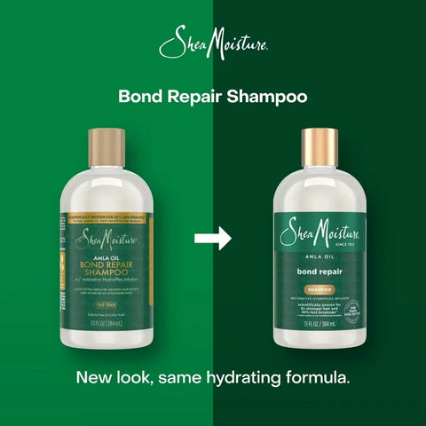 SheaMoisture Bond Repair Shampoo - 13 fl oz: Strengthening, For Dry Hair, Liquid Formula